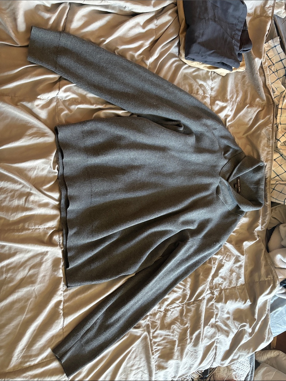 Michael Kors Men's Charcoal Turtleneck Sweater
